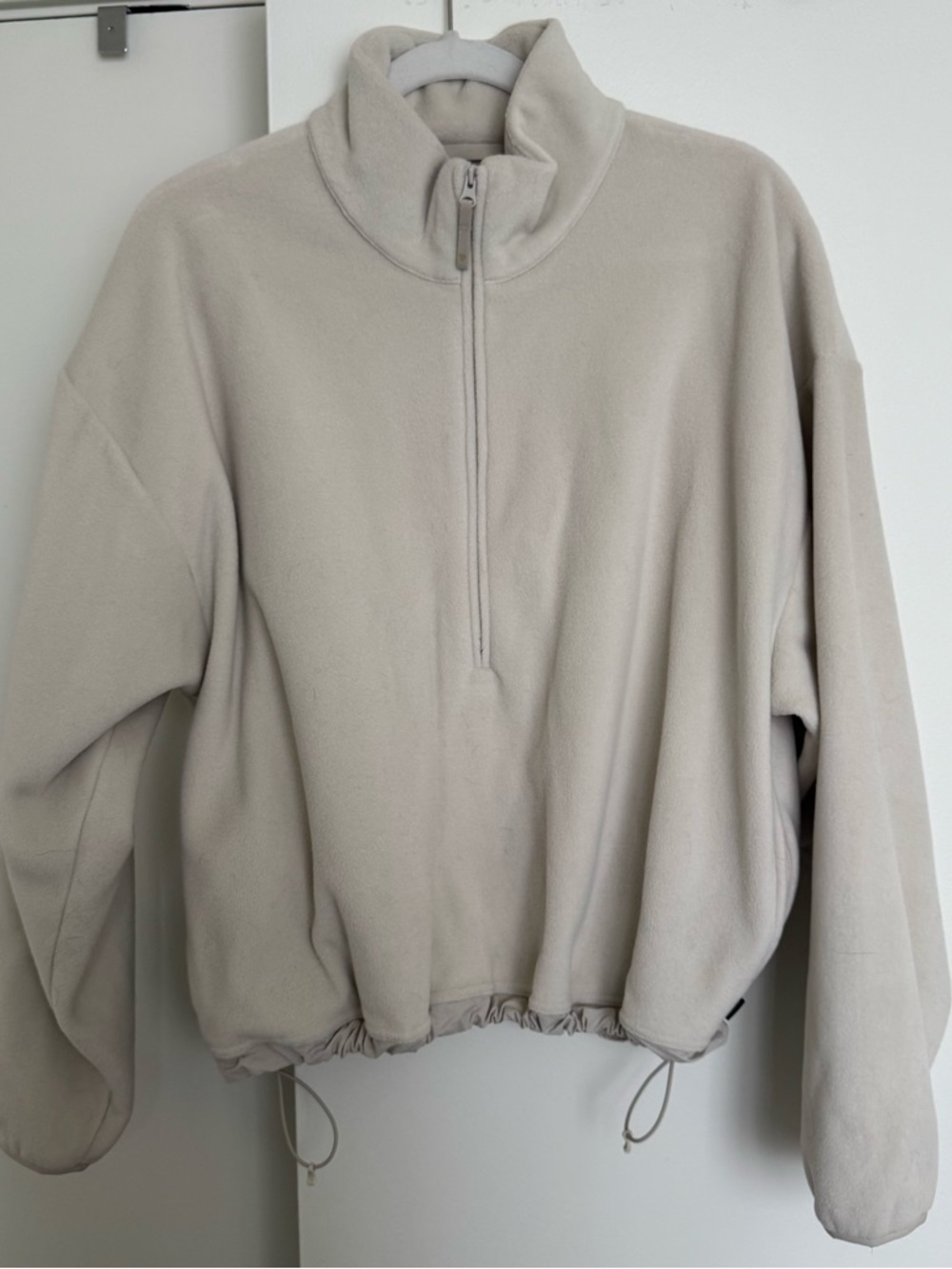 Aritzia Golden Polartec 200 1/4 Zip Sweater